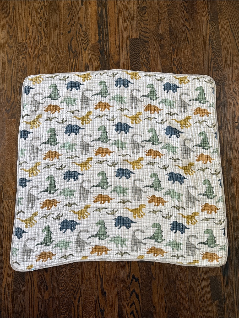 Little Unicorn Original Cotton Muslin Quilt - Dino Friends